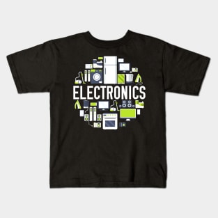 electronics concept Kids T-Shirt